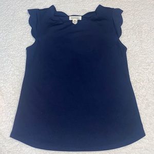 Navy Blue Blouse